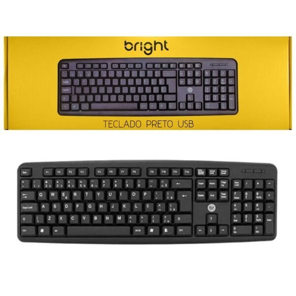 Teclado USB Padrão PTO - Imagem 2