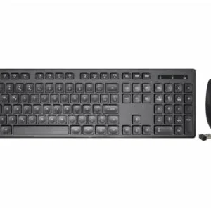 Kit Teclado Mouse K-Mex KA6029+MAA734 sem fio preto