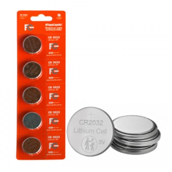 Bateria CR2032 Lítio Cartela com 5un